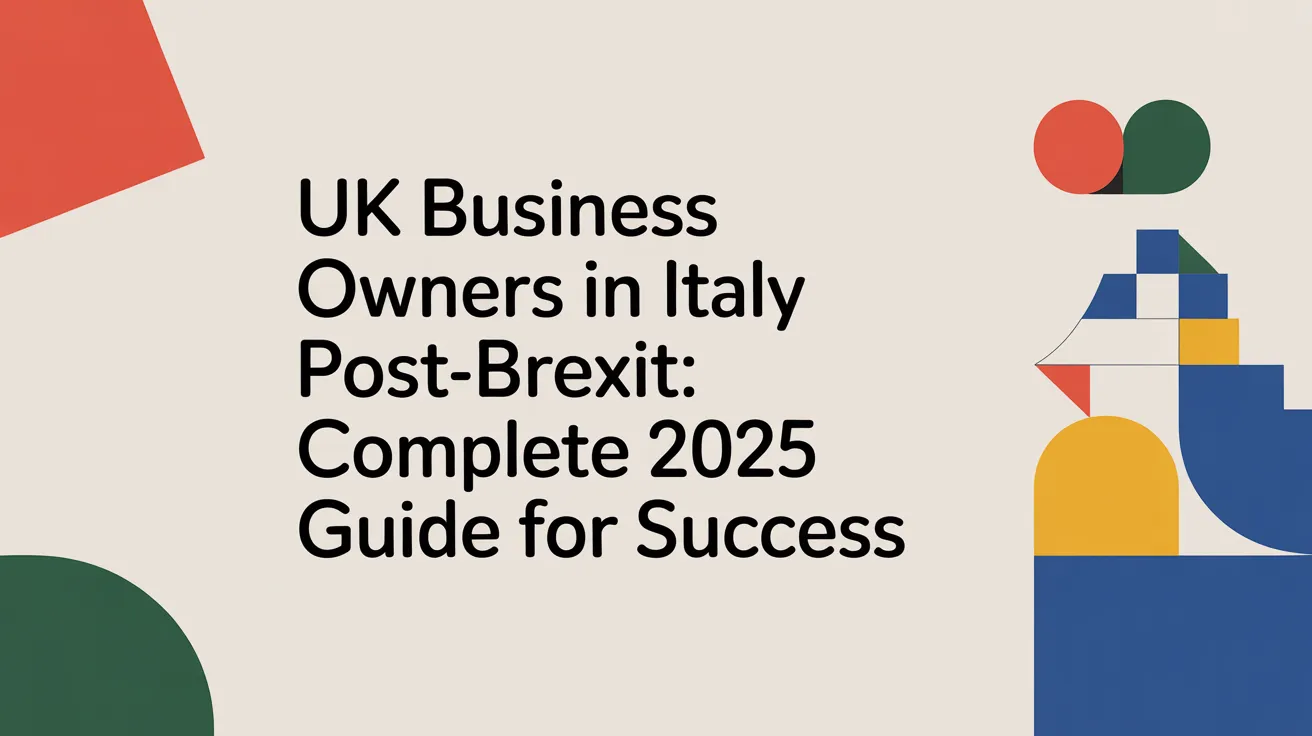 UK Business in Italy Post-Brexit 2026 Cover